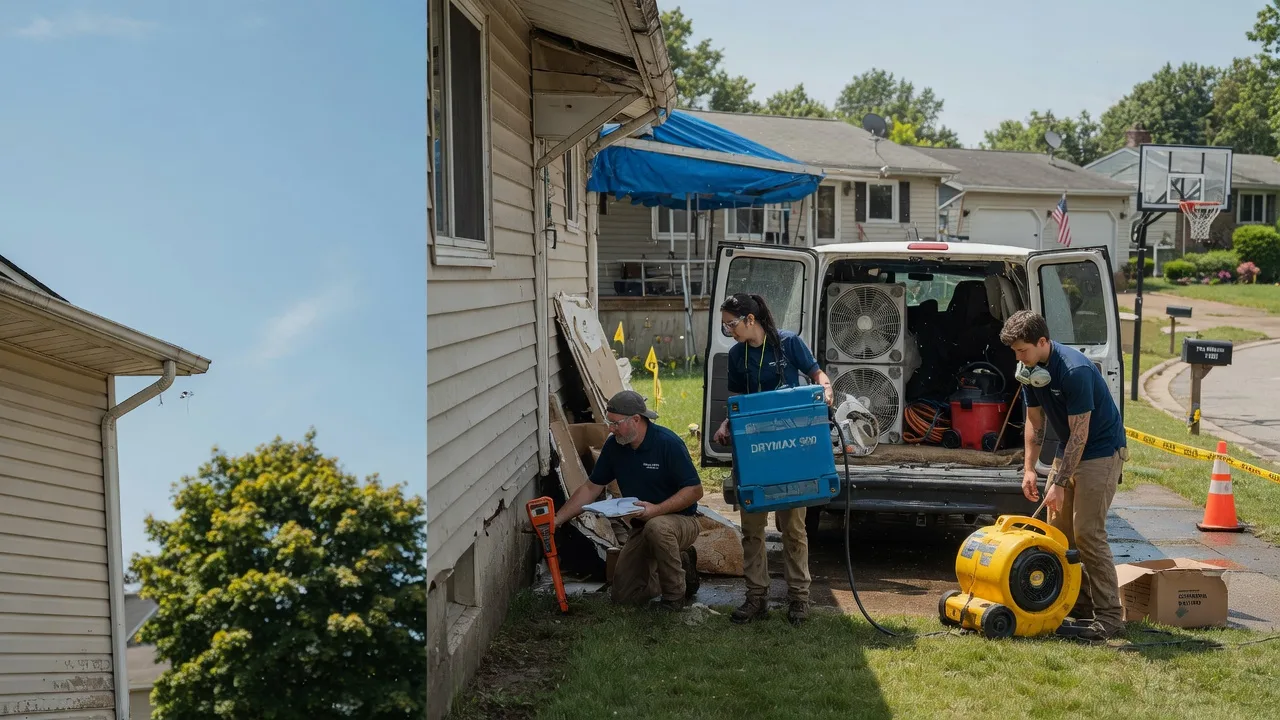 Ceiling Leak Cleanup in Lakewood, NJ near me