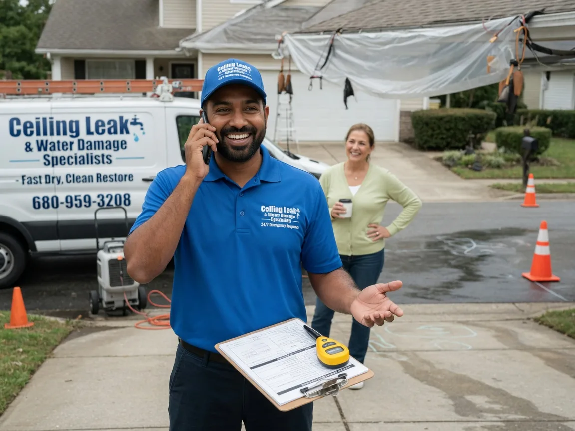 Ceiling Leak Cleanup Lakewood, NJ FAQs